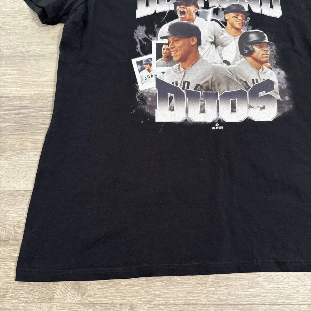 New York Yankees Shirt Aaron Judge Juan Soto Diamond Duos Women's Black Large